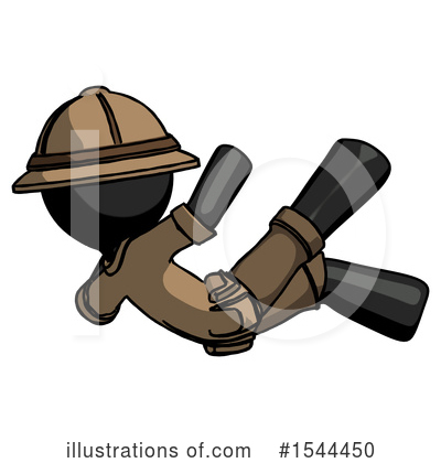 Royalty-Free (RF) Black Design Mascot Clipart Illustration by Leo Blanchette - Stock Sample #1544450