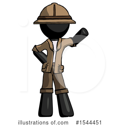 Royalty-Free (RF) Black Design Mascot Clipart Illustration by Leo Blanchette - Stock Sample #1544451