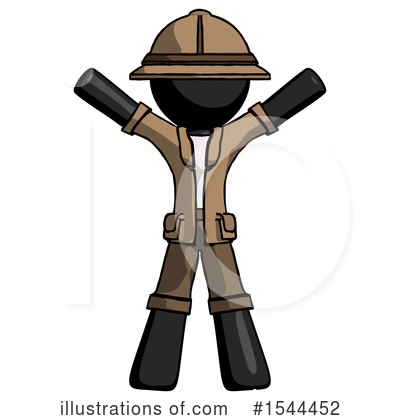 Royalty-Free (RF) Black Design Mascot Clipart Illustration by Leo Blanchette - Stock Sample #1544452