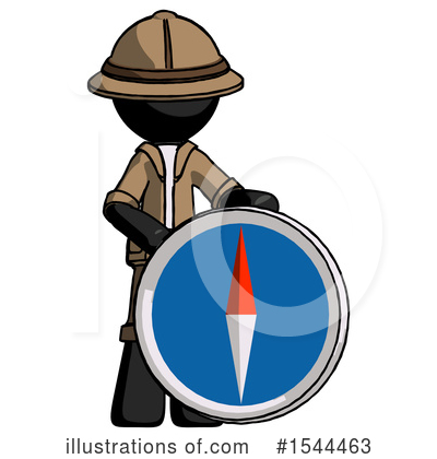 Royalty-Free (RF) Black Design Mascot Clipart Illustration by Leo Blanchette - Stock Sample #1544463