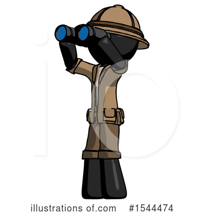 Royalty-Free (RF) Black Design Mascot Clipart Illustration by Leo Blanchette - Stock Sample #1544474