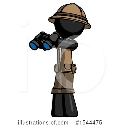Royalty-Free (RF) Black Design Mascot Clipart Illustration by Leo Blanchette - Stock Sample #1544475
