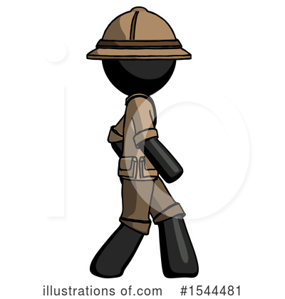 Royalty-Free (RF) Black Design Mascot Clipart Illustration by Leo Blanchette - Stock Sample #1544481