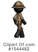 Black Design Mascot Clipart #1544482 by Leo Blanchette