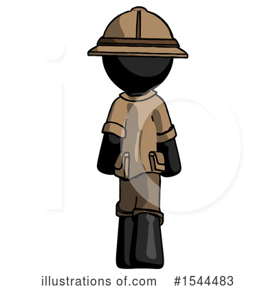 Royalty-Free (RF) Black Design Mascot Clipart Illustration by Leo Blanchette - Stock Sample #1544483