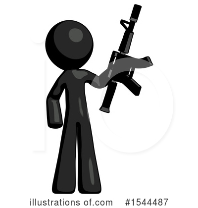 Royalty-Free (RF) Black Design Mascot Clipart Illustration by Leo Blanchette - Stock Sample #1544487