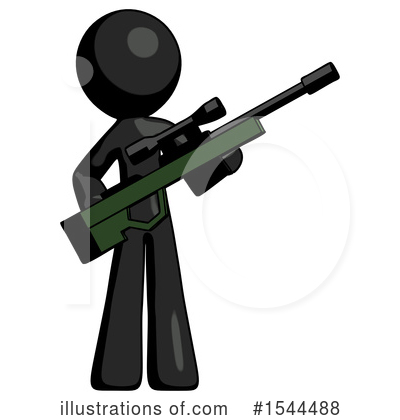 Royalty-Free (RF) Black Design Mascot Clipart Illustration by Leo Blanchette - Stock Sample #1544488