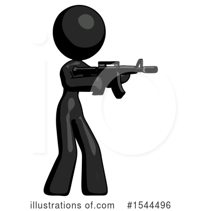 Royalty-Free (RF) Black Design Mascot Clipart Illustration by Leo Blanchette - Stock Sample #1544496