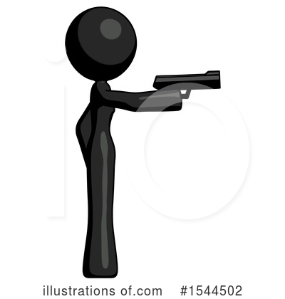 Royalty-Free (RF) Black Design Mascot Clipart Illustration by Leo Blanchette - Stock Sample #1544502