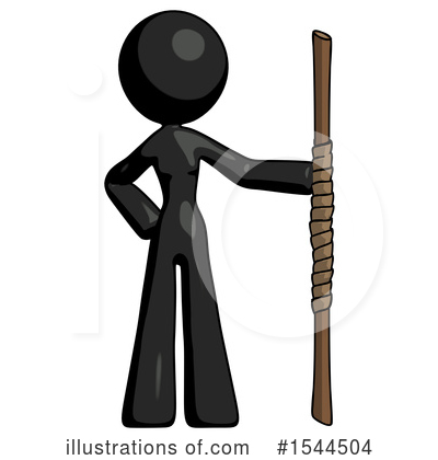 Royalty-Free (RF) Black Design Mascot Clipart Illustration by Leo Blanchette - Stock Sample #1544504