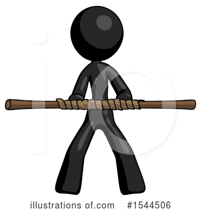 Royalty-Free (RF) Black Design Mascot Clipart Illustration by Leo Blanchette - Stock Sample #1544506