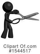 Black Design Mascot Clipart #1544517 by Leo Blanchette