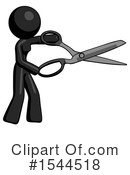 Black Design Mascot Clipart #1544518 by Leo Blanchette