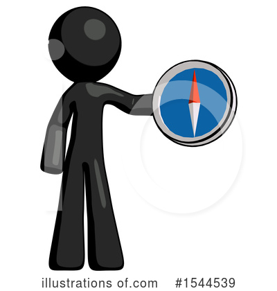 Royalty-Free (RF) Black Design Mascot Clipart Illustration by Leo Blanchette - Stock Sample #1544539