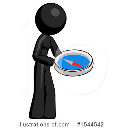 Royalty-Free (RF) Black Design Mascot Clipart Illustration by Leo Blanchette - Stock Sample #1544542