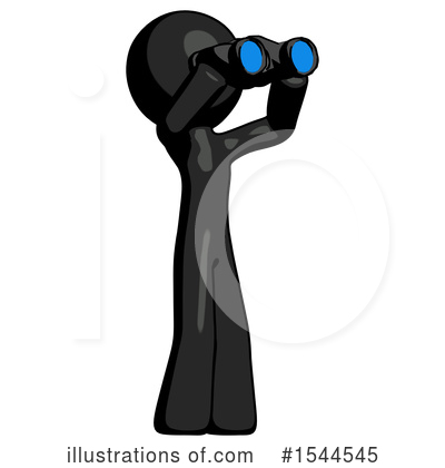 Royalty-Free (RF) Black Design Mascot Clipart Illustration by Leo Blanchette - Stock Sample #1544545