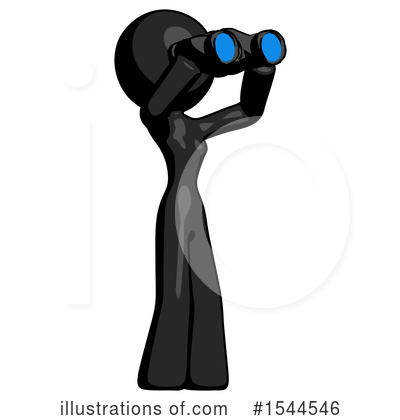 Royalty-Free (RF) Black Design Mascot Clipart Illustration by Leo Blanchette - Stock Sample #1544546