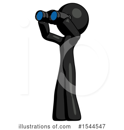 Royalty-Free (RF) Black Design Mascot Clipart Illustration by Leo Blanchette - Stock Sample #1544547