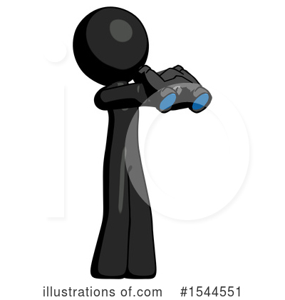 Royalty-Free (RF) Black Design Mascot Clipart Illustration by Leo Blanchette - Stock Sample #1544551