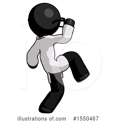 Royalty-Free (RF) Black Design Mascot Clipart Illustration by Leo Blanchette - Stock Sample #1550467