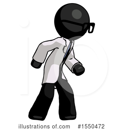 Royalty-Free (RF) Black Design Mascot Clipart Illustration by Leo Blanchette - Stock Sample #1550472
