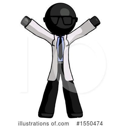 Royalty-Free (RF) Black Design Mascot Clipart Illustration by Leo Blanchette - Stock Sample #1550474