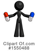 Black Design Mascot Clipart #1550488 by Leo Blanchette