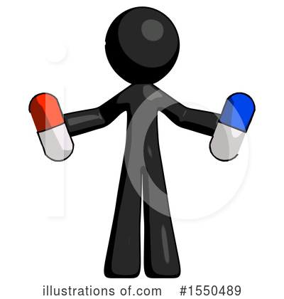 Royalty-Free (RF) Black Design Mascot Clipart Illustration by Leo Blanchette - Stock Sample #1550489