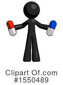 Black Design Mascot Clipart #1550489 by Leo Blanchette