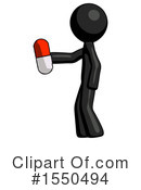 Black Design Mascot Clipart #1550494 by Leo Blanchette