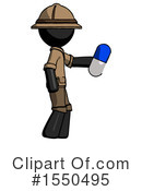 Black Design Mascot Clipart #1550495 by Leo Blanchette