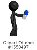 Black Design Mascot Clipart #1550497 by Leo Blanchette