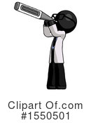 Black Design Mascot Clipart #1550501 by Leo Blanchette