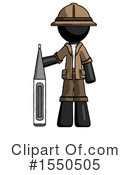 Black Design Mascot Clipart #1550505 by Leo Blanchette
