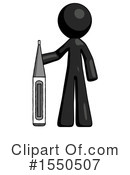 Black Design Mascot Clipart #1550507 by Leo Blanchette