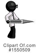 Black Design Mascot Clipart #1550509 by Leo Blanchette
