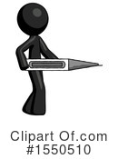 Black Design Mascot Clipart #1550510 by Leo Blanchette