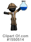 Black Design Mascot Clipart #1550514 by Leo Blanchette