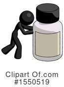 Black Design Mascot Clipart #1550519 by Leo Blanchette