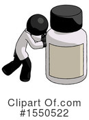 Black Design Mascot Clipart #1550522 by Leo Blanchette