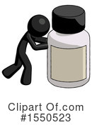 Black Design Mascot Clipart #1550523 by Leo Blanchette