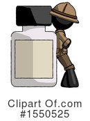 Black Design Mascot Clipart #1550525 by Leo Blanchette