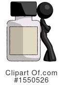 Black Design Mascot Clipart #1550526 by Leo Blanchette