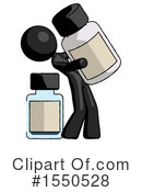 Black Design Mascot Clipart #1550528 by Leo Blanchette