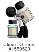 Black Design Mascot Clipart #1550529 by Leo Blanchette