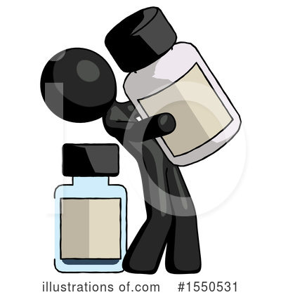 Royalty-Free (RF) Black Design Mascot Clipart Illustration by Leo Blanchette - Stock Sample #1550531
