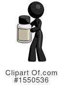 Black Design Mascot Clipart #1550536 by Leo Blanchette
