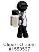 Black Design Mascot Clipart #1550537 by Leo Blanchette