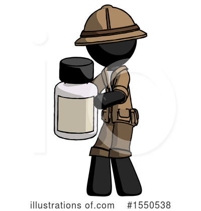 Royalty-Free (RF) Black Design Mascot Clipart Illustration by Leo Blanchette - Stock Sample #1550538