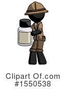 Black Design Mascot Clipart #1550538 by Leo Blanchette